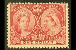 1897 $1 Lake Jubilee Stamp, SG 136, Mint With Small Ink Note On Reverse. For More Images, Please Visit... - Altri & Non Classificati