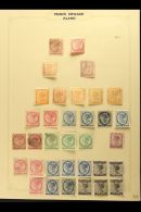 COLLECTION ON ALBUM PAGES With 1861-1870 Sterling Issues (30+, Mainly Mint) To 9d Mint And Used - Note 2d Rose... - Altri & Non Classificati