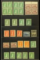 1860-63 MINT/UNUSED SELECTION On Stock Cards, Comprising 1c (x6, Mostly Unused Inc Marginal Block Of 4 With Full... - Altri & Non Classificati
