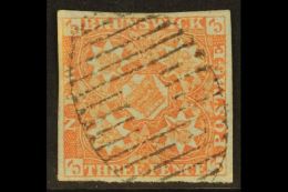 1851 3d Dull Red, SG 2, Very Fine Used With Large Margins All Round But Trace Of Thin In Top Margin. For More... - Altri & Non Classificati