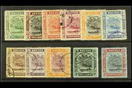 1908 New Colours Set To $1 Complete, SG 34/46, Fine To Very Fine Used. (11 Stamps) For More Images, Please Visit... - Brunei (...-1984)