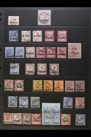 TURKISH CURRENCY 1885-1914 USED COLLECTION On A Stock Page. Includes QV To 12pi On 2s6d Inc 4pi On 10d "Wide 4"... - Levante Britannico