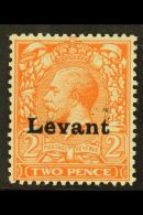 SALONICA 1916 KGV 2d Reddish Orange "Levant" Opt'd, SG S3, Fine Mint For More Images, Please Visit... - Levante Britannico