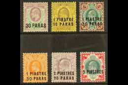 1909 Set Complete, SG 16/21, Very Fine Mint (6 Stamps) For More Images, Please Visit... - Levante Britannico