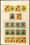 1980-1987 VERY FINE MINT & NHM COLLECTION On Leaves, Many Stamps Being Never Hinged, ALL DIFFERENT,  Inc... - Guyana Britannica (...-1966)