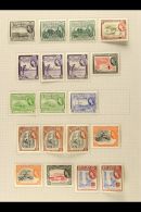 1953-66 VERY FINE MINT COLLECTION On Album Pages. Inc 1954-63 Definitive Set With All Values To $5, Plus Many... - Guyana Britannica (...-1966)