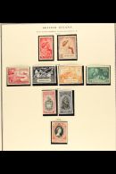 1890-1966 ALL DIFFERENT COLLECTION Mint And Used (mainly Mint), Generally Fine Condition. Note 1890 Surcharges Set... - Guyana Britannica (...-1966)