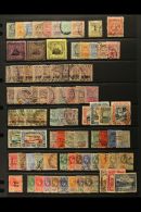 1876-1952 ATTRACTIVE USED All Different Collection. Note 1876-79 Set To 48c; 1881 "1" Surcharges (2 Different);... - Guyana Britannica (...-1966)