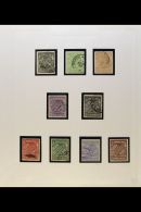 NEWSPAPER STAMPS 1889-93 Fine Mint And Used Collection On Album Pages, Includes 1889 (in Yellow) Complete Set... - Altri & Non Classificati
