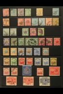 1865-1975 USED COLLECTION On Stock Pages. Includes 1865-1903 To 1s, Perf 14x12½ 3d, 1883-1904 CA Watermark... - Bermuda