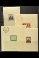 MINIATURE SHEETS 1935-42 COLLECTION Includes 1924 5Fr Red-brown Sheet Of 4 Sold At Brussels Philatelic Exhibition... - Altri & Non Classificati