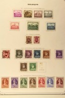 1921-32 LOVELY EXTENSIVE COLLECTION Presented On Yvert Printed Pages. Includes 1926-27 Albert Set To A Mint 5f,... - Altri & Non Classificati