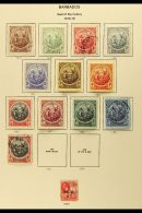 1861-1935 CLEAN COLLECTION On Printed Album Pages, Mint Or Used, And Which Includes 1871 1s Used, 1875-80 Values... - Barbados (...-1966)