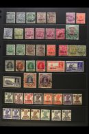 1933-55 USED COLLECTION Presented On A Pair Of Stock Pages. Includes 1933-37 KGV Range To 1r Inc 4a Sage Green,... - Bahrein (...-1965)