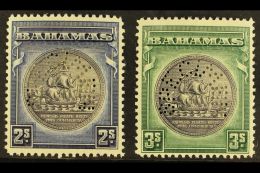 1931 Badge Set, Perforated "Specimen", SG 131s/2s, Very Fine Mint. (2 Stamps) For More Images, Please Visit... - Altri & Non Classificati