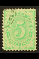 POSTAGE DUE 1902-04 5s Emerald Green (inverted Watermark). Perf 11, SG D42, Very Fine Used For More Images, Please... - Altri & Non Classificati