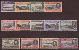 1938-53 Definitive Set - Perf 13, SG 38b/47a, Never Hinged Mint (13 Stamps) For More Images, Please Visit... - Ascensione