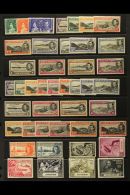 1937-53 COMPLETE KGVI MINT COLLECTION On A Stock Page. An Attractive Complete Run, SG 35/55 Including All... - Ascensione