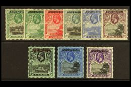 1922 Ascension Ovpt Set Complete, SG 1/9, Very Fine And Fresh Mint. (9 Stamps) For More Images, Please Visit... - Ascensione