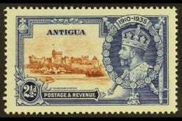 1935 JUBILEE VARIETY 2 1/2d Brown & Deep Blue "Dot To Left Of Chapel" Variety, SG 93g, Very Fine Mint For More... - Altri & Non Classificati