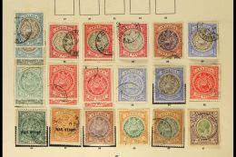 1903-1936 USED COLLECTION Presented On Printed Pages. Includes 1903-07 Set To 2½d, 1908-17 To 3d, 1913 5s,... - Altri & Non Classificati