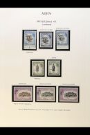 1953-65 COMPLETE MINT/NHM COLLECTION Neatly Presented In Mounts On Album Pages. Includes A Complete Run, SG 47/86... - Aden (1854-1963)