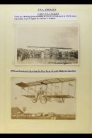 1910 - 1940 EARLY US AVIATION Superb Collection Of Covers And Cards Written Up On Show Pages Including A 1910... - Non Classificati