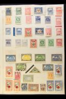 BALTIC STATES 1918-1936 Old Time Mint & Used Collection On Leaves, Inc ESTONIA 1921-22 2½m+3½m... - Altri & Non Classificati