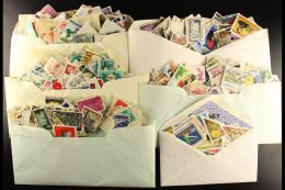 WORLD STAMPS SORTED BY TOPICS An Untidy All World/all Periods Mint And Used Assembly Crammed Into Envelopes Marked... - Altri & Non Classificati