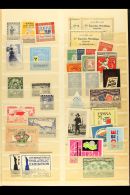 EXHIBITION & FAIR LABELS 1900's-1970's. A Fine Mint Collection Of Various Philatelic Exhibitions, Exhibition,... - Other & Unclassified