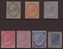 CLASSIC MINT ITALY, CAT £16,000+. Italian 1863-65 5c Slate-grey, 10c Orange Buff, 15c Pale Blue, 40c Rose,... - Other & Unclassified