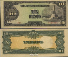 Philippinen Pick-Nr: 111a Bankfrisch 1943 10 Pesos - Philippines