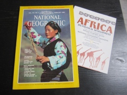 NATIONAL GEOGRAPHIC Vol. 157, N°2 1980 : Tibet - Tunisie - White Mountain Apache (Avec Carte : Africa And Its Political - Geografía