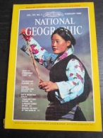 NATIONAL GEOGRAPHIC Vol. 157, N°2 1980 : Tibet - Tunisie - White Mountain Apache (sans La Carte Annoncée) - Geographie