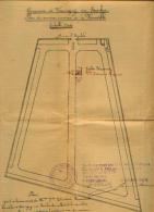 MONTIGNY-SUR-SAMBRE - Plan Du Nouveau Cimetière De La Neuville (27/01/1925) - Obras Públicas