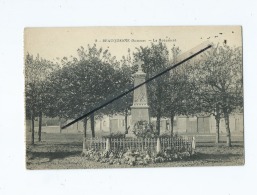 CPA Provenant D´un Carnet  - Beauquesne  - Le Monument - Beauquesne