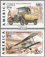 Chile 1635-1636 (kompl.Ausg.) Postfrisch 1994 Postbeförderung - Chili