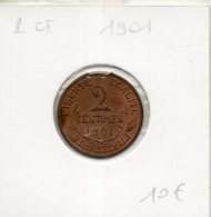 2 Centimes 1901 - 2 Centimes