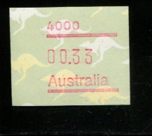 AUSTRALIE YEAR 1985 MNH *** MICHEL 4 Postcode 4000 - Automaatzegels [ATM]