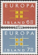 Island 373-374 (kompl.Ausg.) Postfrisch 1963 Europa - Neufs