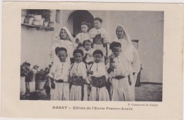 Cpa,MAROC ,RABAT EN 1916,1ere Guerre Mondiale,élève De L´école FRANCO-ARABE,éditon Cousin - Rabat