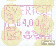 Schweden ATM1, 4.00 Nominale Postfrisch 1991 Automatenmarke - Machine Labels [ATM]