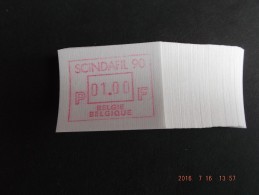 SCINDAFIL ´90. 100 X Gomdruk E Papier. - Sonstige & Ohne Zuordnung