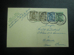 Entier Postal Avec Complément D'affarnchissement Pour La France - MELLE 1937 - Other & Unclassified