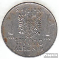 Albanien KM-Nr. : 29 1939 R Sehr Schön Stahl Sehr Schön 1939 0,20 Lek Italienische Besetzung - Albanie