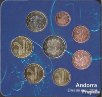 Andorra 2014 Stgl./unzirkuliert Offizieller Einwohnersatz, Auflage: 70.000 Stgl./unzirkuliert 2014 EURO-Erstausgabe - Andorre