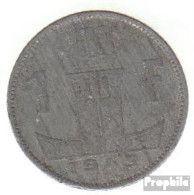 Belgien KM-Nr. : 127 1943 Sehr Schön Zink Sehr Schön 1943 1 Franc Löwe Auf Schild - 1 Franc