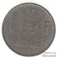 Belgien KM-Nr. : 128 1945 Sehr Schön Zink Sehr Schön 1945 1 Franc Löwe Auf Schild - 1 Frank