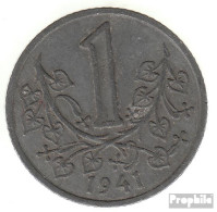 Böhmen Und Mähren Jägernr: 623 1943 Vorzüglich Zink Vorzüglich 1943 1 Krone Wappenlöwe - Military Coin Minting - WWII