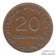 Mosambik KM-Nr. : 64 1936 Sehr Schön Bronze Sehr Schön 1936 20 Centavos Wappen - Mozambique